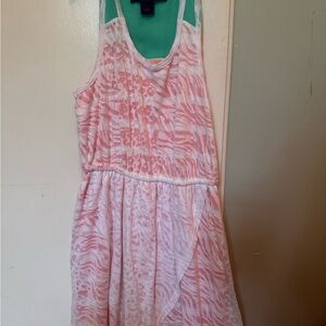 Pink and White Kids Dress